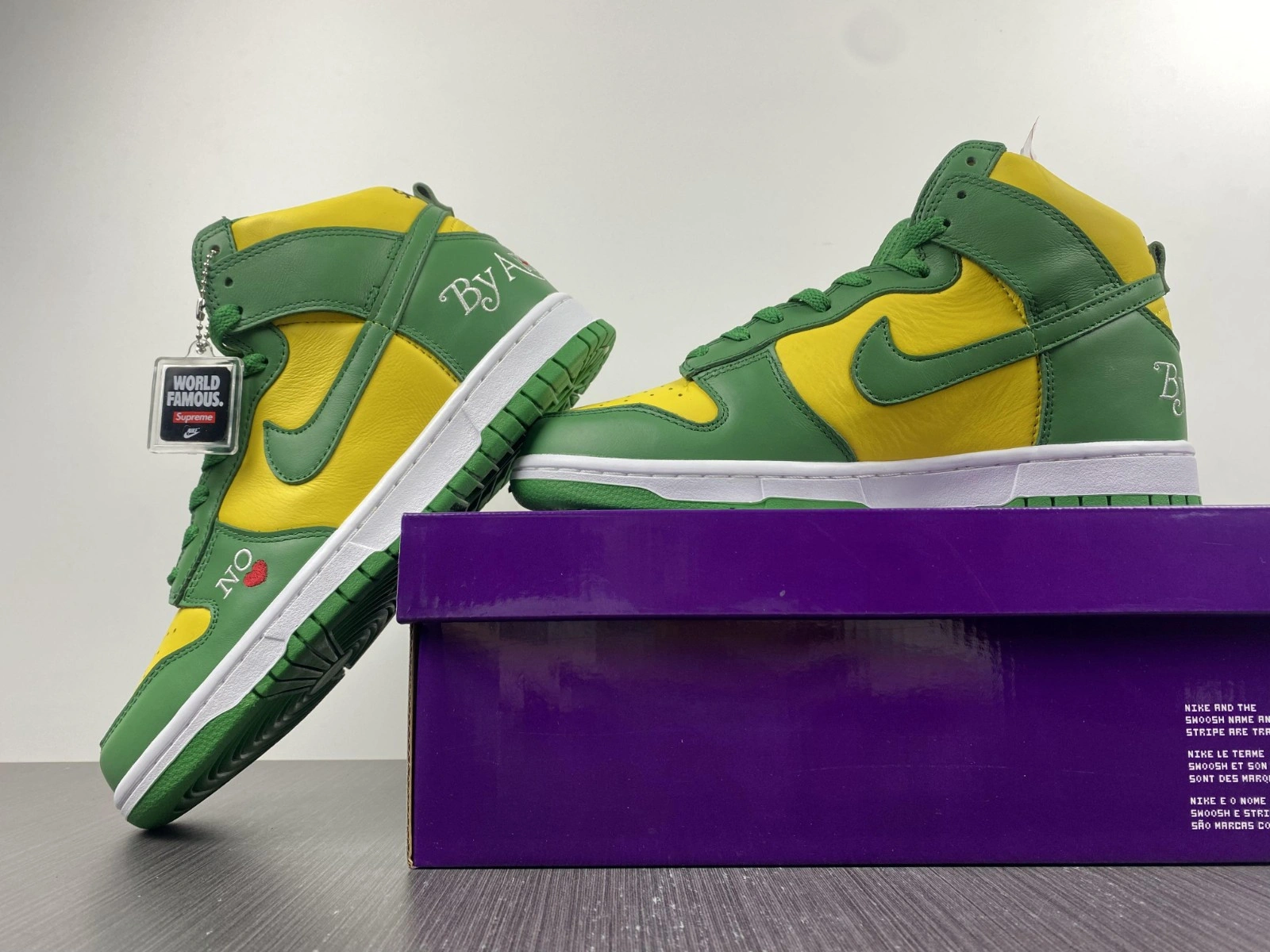 Nike SB Dunk High Supreme By Any Means Brazil   DN3741-700