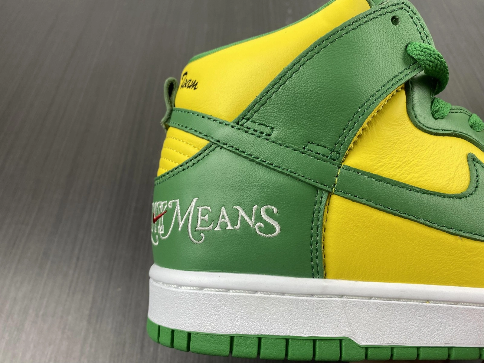 Nike SB Dunk High Supreme By Any Means Brazil   DN3741-700