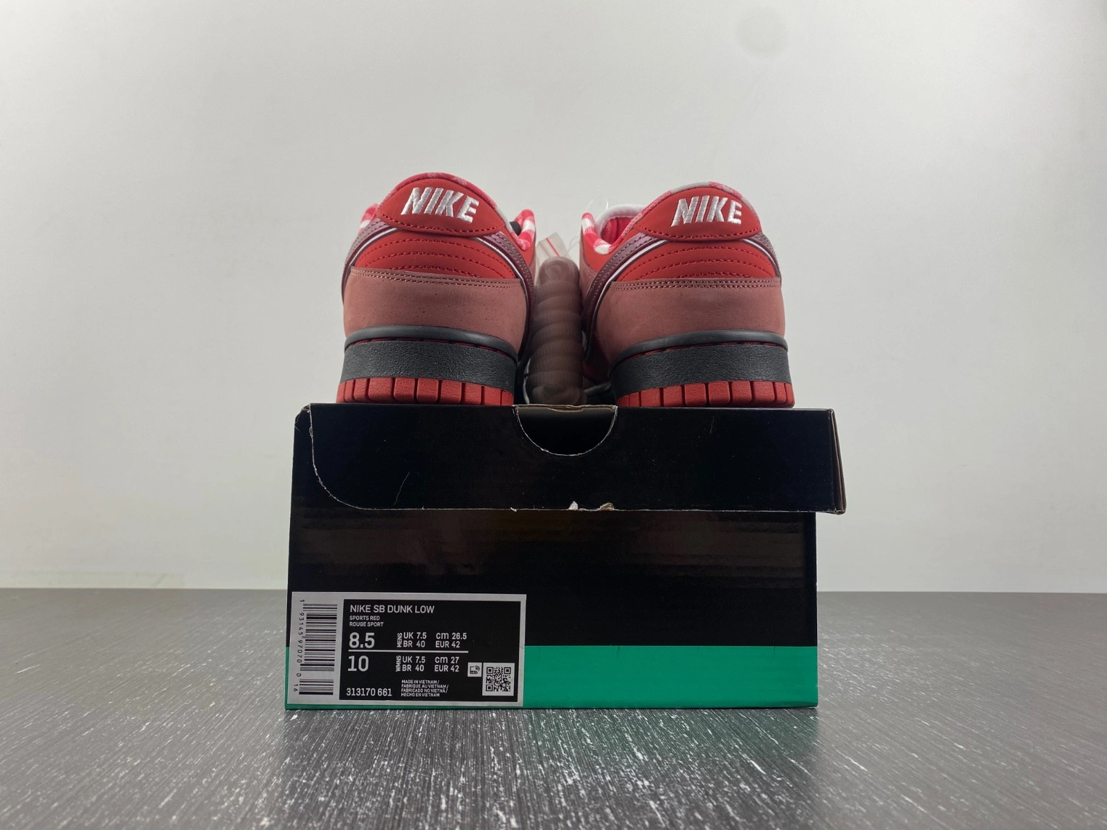 Nike SB Dunk Low Concepts Red Lobster  313170-661