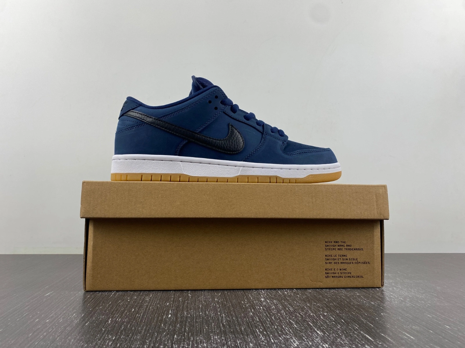 Nike SB Dunk Low Navy Black Gum Men's - CW7463-401