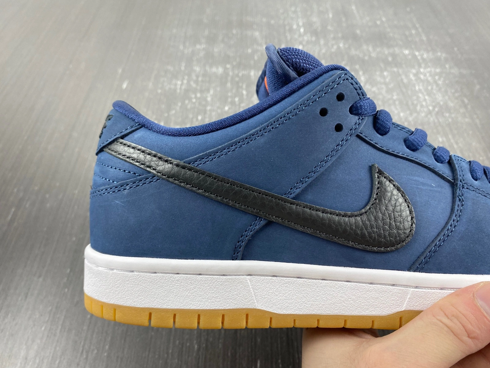 Nike SB Dunk Low Navy Black Gum Men's - CW7463-401