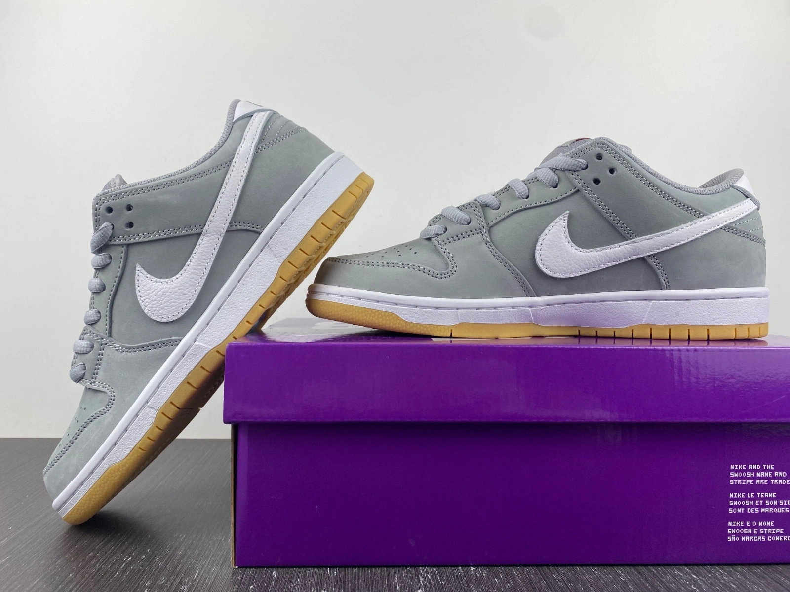 Nike SB Dunk Low Pro ISO Orange Label Wolf Grey Gum  DV5464-001