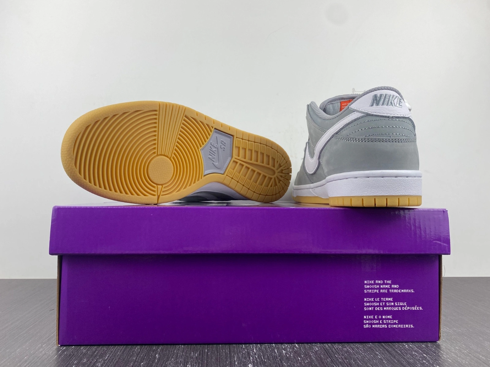 Nike SB Dunk Low Pro ISO Orange Label Wolf Grey Gum  DV5464-001