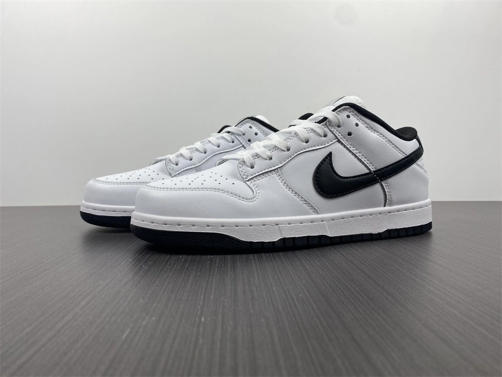 Nike SB Dunk Low White Black Running Shoes DD1503-113