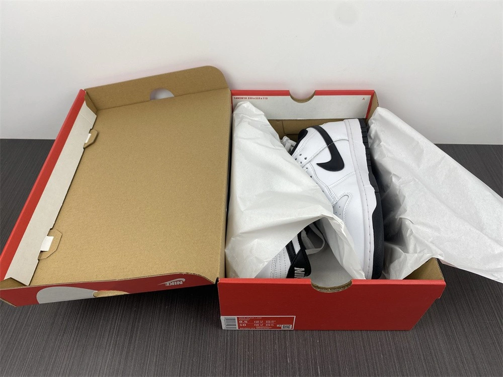 Nike SB Dunk Low White Black Running Shoes DD1503-113