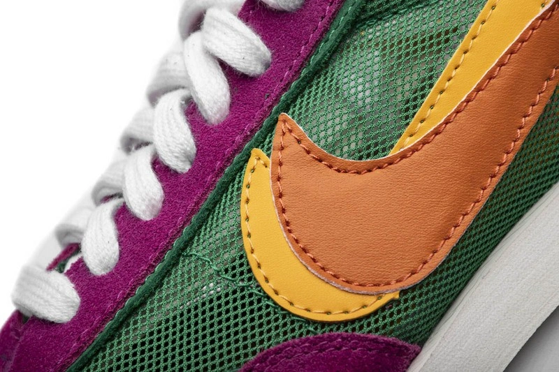 Nike Sacai x LDV Waffle 'Pink Green'  BV0073 -301