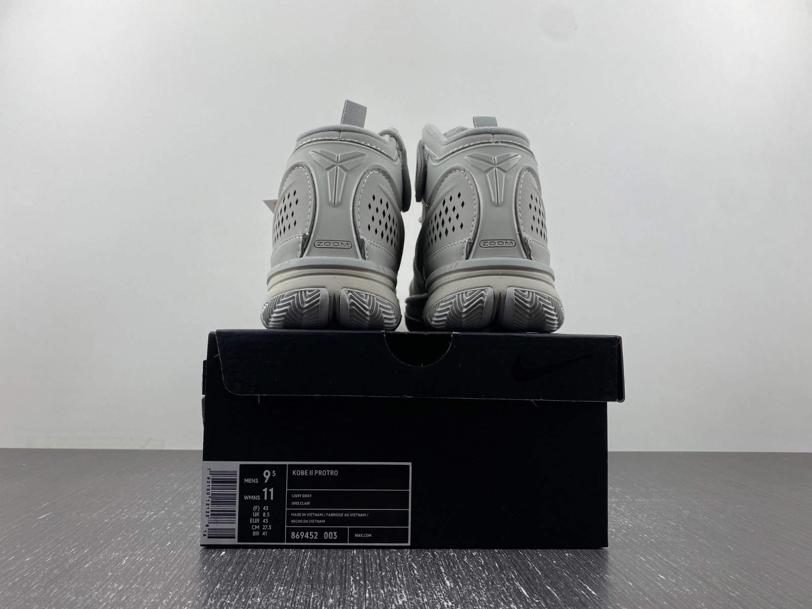 Nike Zoom Kobe 2 'Fade To Black - 869452 003