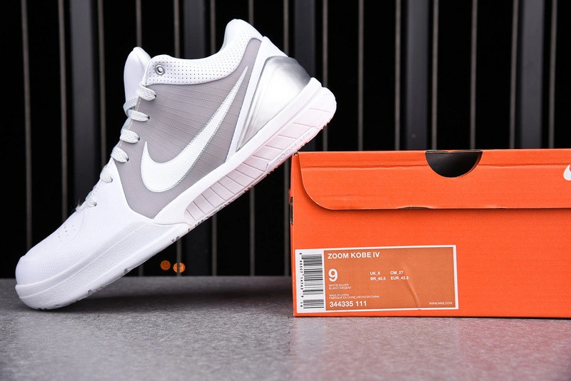 Nike Zoom Kobe 4 'Metallic Silver' - 344335 111