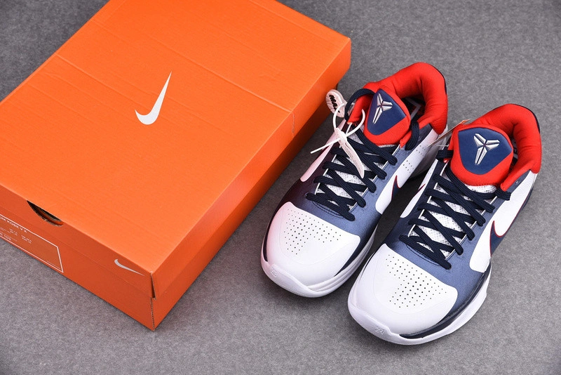 Nike Zoom Kobe 5 Team USA 2010 'White Red Blue' 386430-103