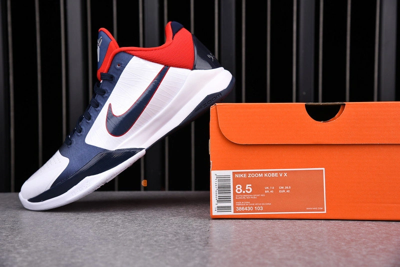 Nike Zoom Kobe 5 Team USA 2010 'White Red Blue' 386430-103
