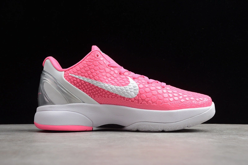 Nike Zoom Kobe 6 Think Pink Pinkfire Metallic Silver White CW2190-601