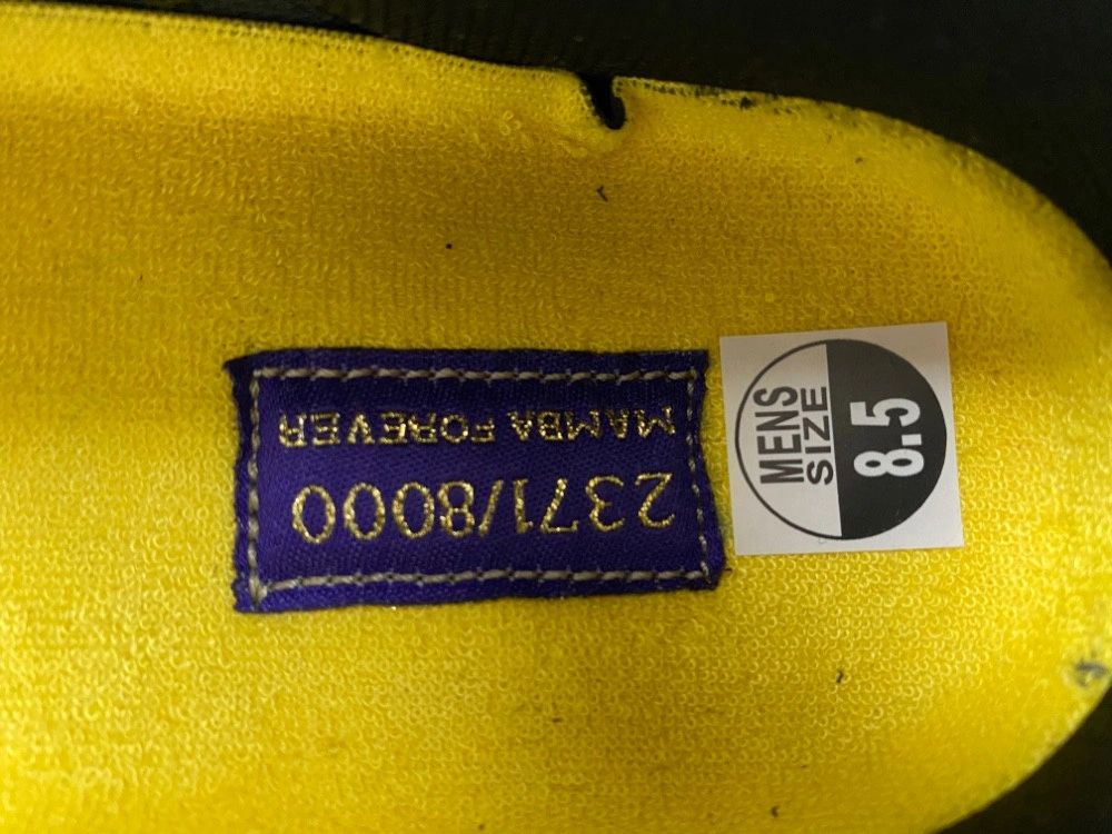 Nike x Kobe Bryant Baskets Air Force 1 'Lakers Away  HV5122001