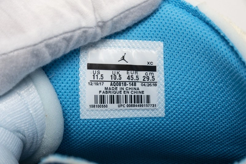 OWT NIKE AIR Jordan 1 UNC Blue  AQ0818-148