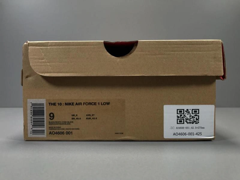 OWT Nike Air Force 1 Low Black AO4606-001