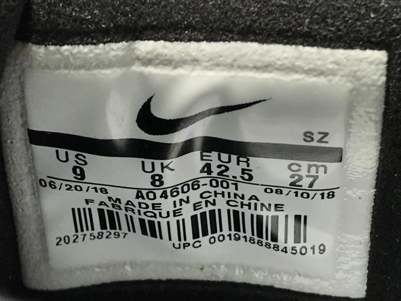 OWT Nike Air Force 1 Low Black AO4606-001