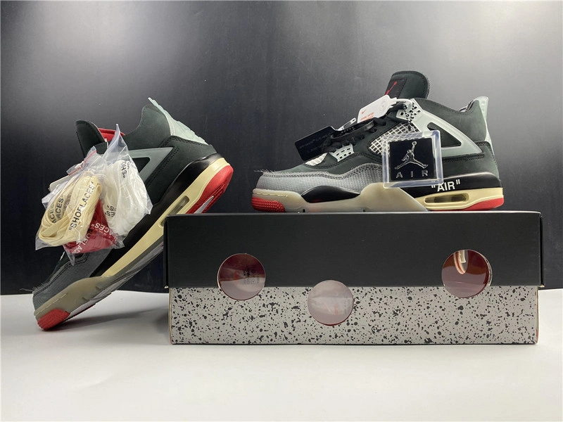 OWT x Air Jordan 4 “Bred”  CV9388-001