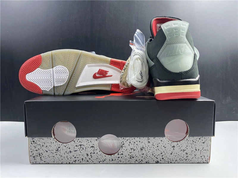 OWT x Air Jordan 4 “Bred”  CV9388-001