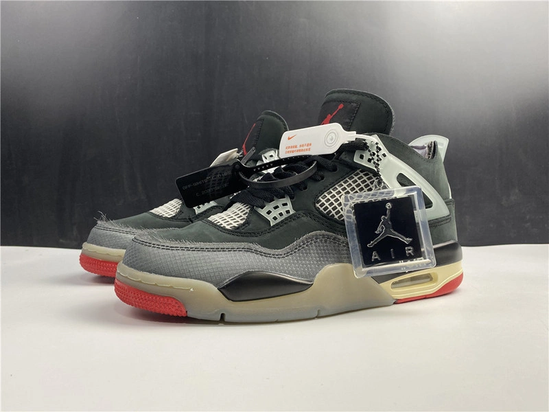 OWT x Air Jordan 4 “Bred”  CV9388-001