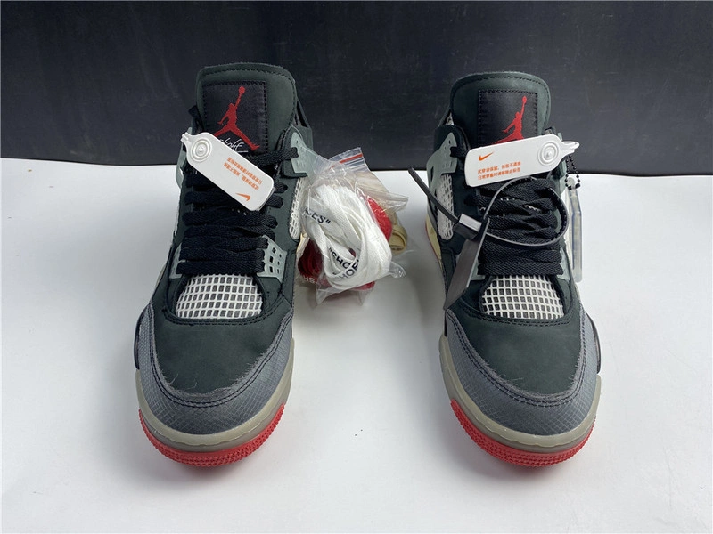 OWT x Air Jordan 4 “Bred”  CV9388-001