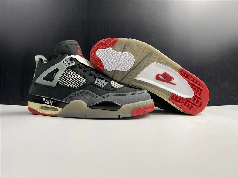 OWT x Air Jordan 4 “Bred”  CV9388-001