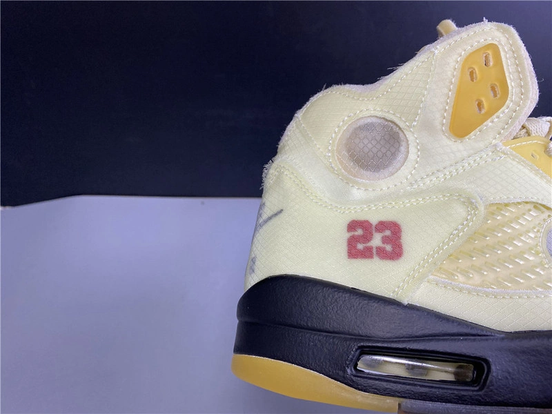 OWT x Air Jordan 5 “Sail”  DH8565-100