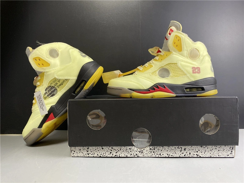 OWT x Air Jordan 5 “Sail”  DH8565-100
