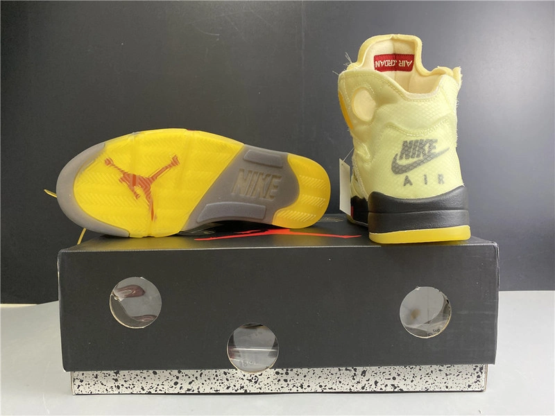 OWT x Air Jordan 5 “Sail”  DH8565-100