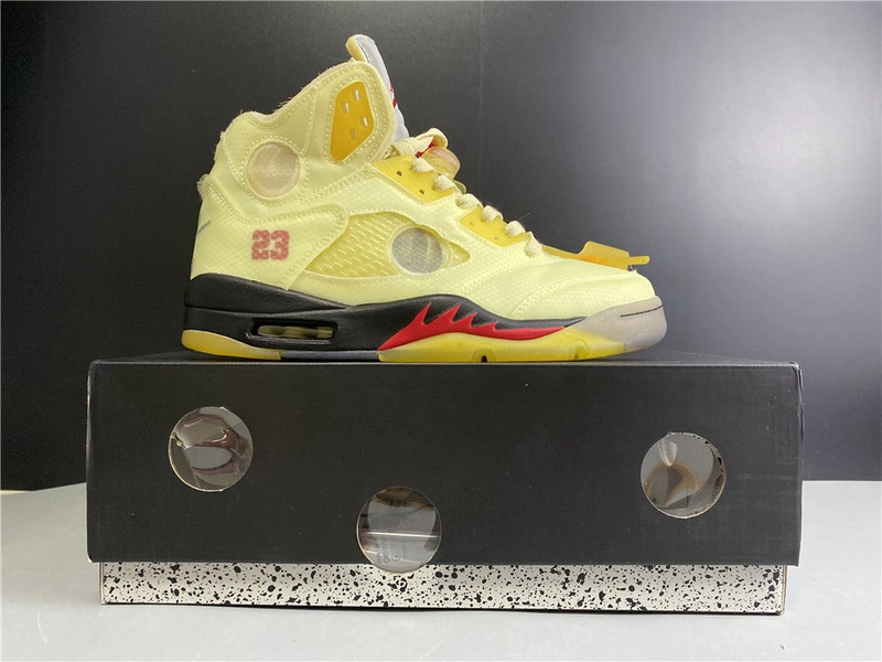 OWT x Air Jordan 5 “Sail”  DH8565-100