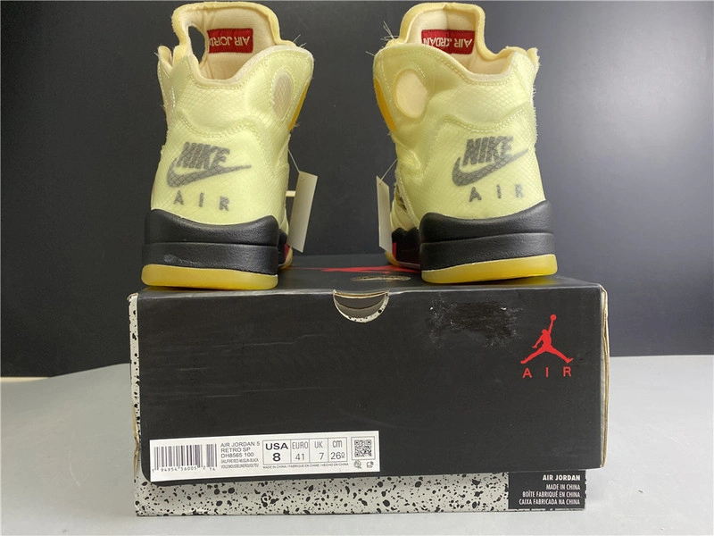OWT x Air Jordan 5 “Sail”  DH8565-100