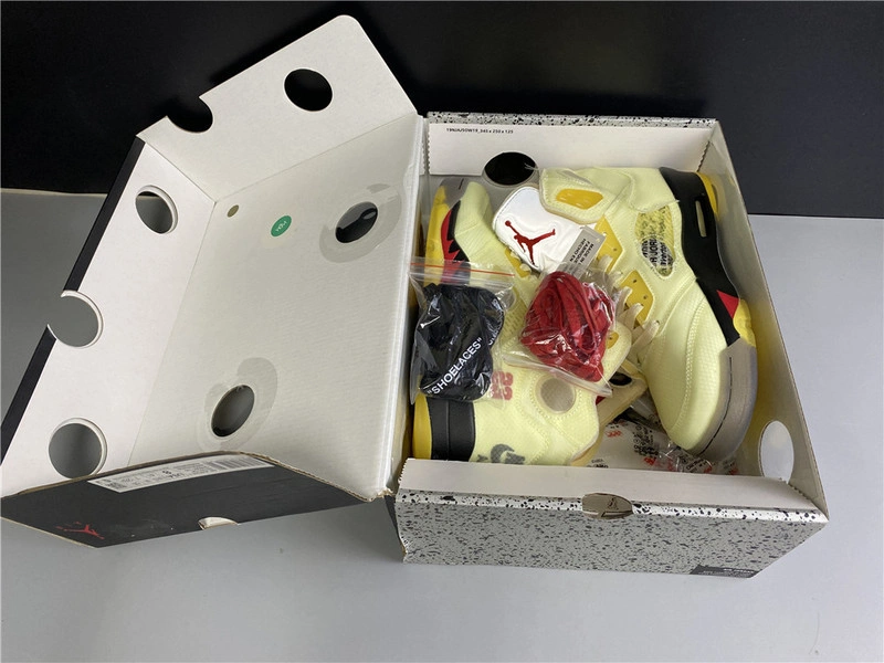 OWT x Air Jordan 5 “Sail”  DH8565-100