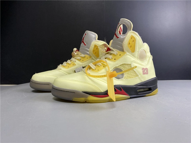 OWT x Air Jordan 5 “Sail”  DH8565-100