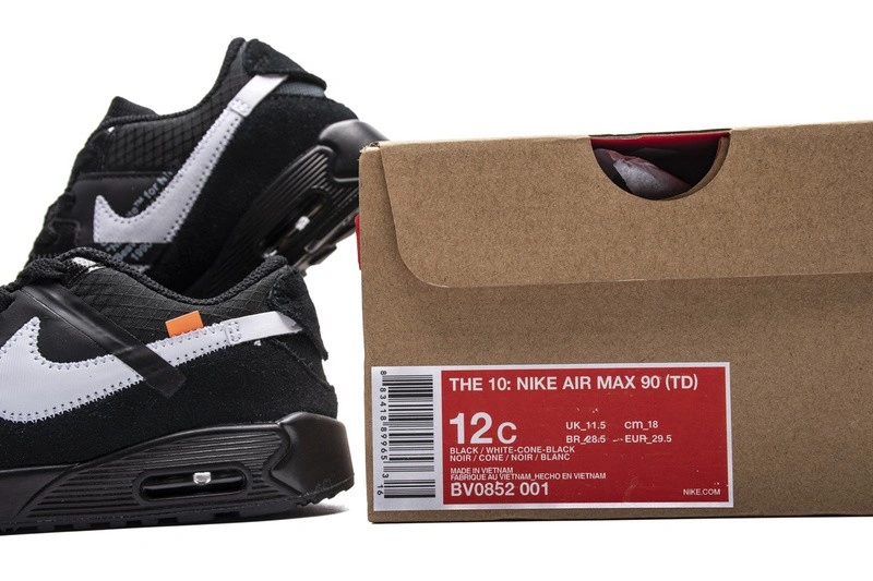 OWT x Nike Air Max 90 BT“All Black”BV0852-001
