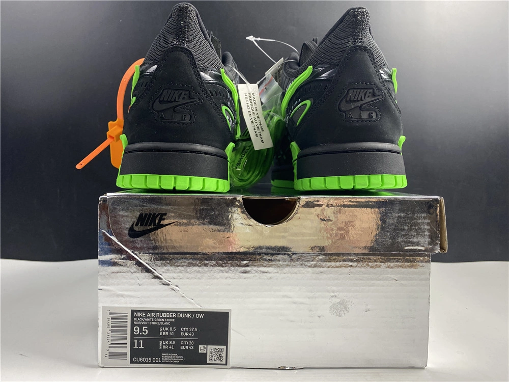 OWT x Nike Air Rubber Dunk “Green Strike” CU6015-001