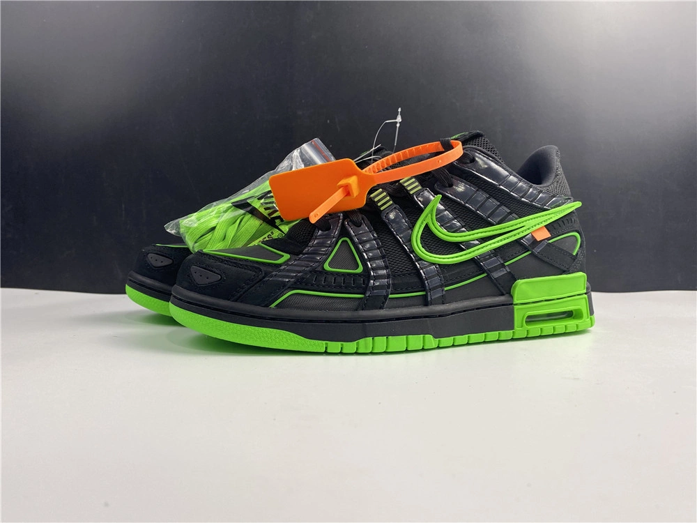 OWT x Nike Air Rubber Dunk “Green Strike” CU6015-001
