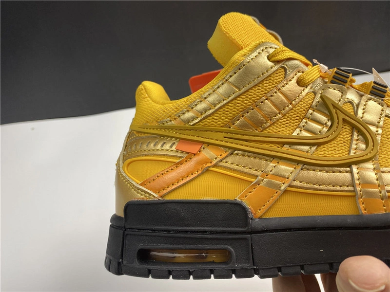 OWT x Nike Air Rubber Dunk “University Gold  CU6015-700