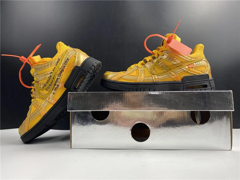 OWT x Nike Air Rubber Dunk “University Gold  CU6015-700