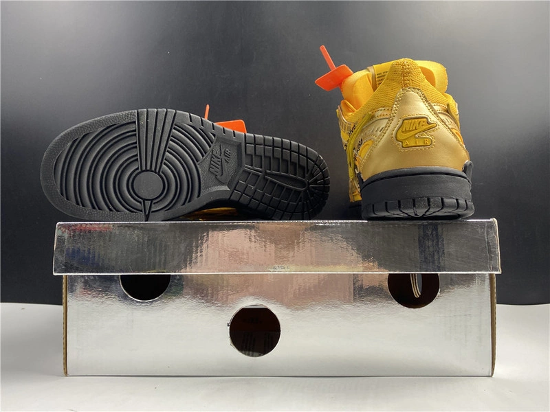 OWT x Nike Air Rubber Dunk “University Gold  CU6015-700