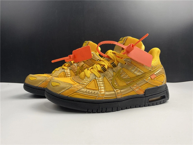 OWT x Nike Air Rubber Dunk “University Gold  CU6015-700