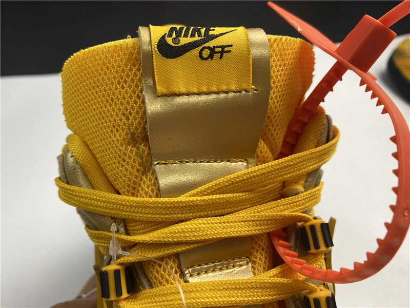 OWT x Nike Air Rubber Dunk “University Gold  CU6015-700