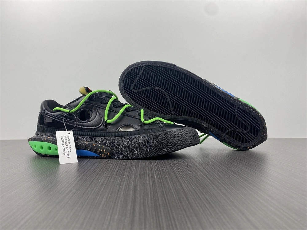 OWT x Nike Blazer Low Black Green DH7863-001