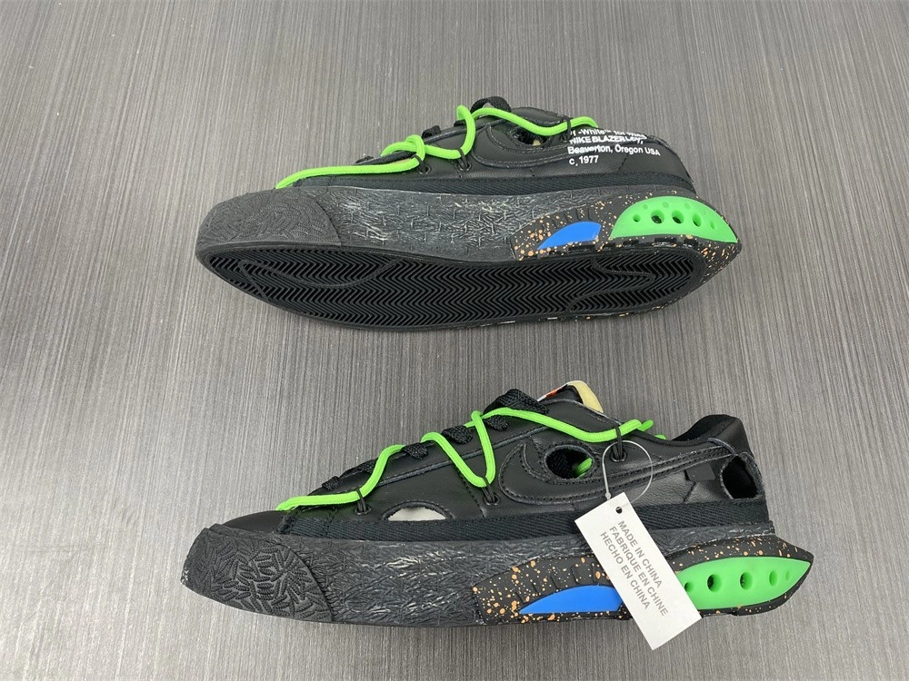 OWT x Nike Blazer Low Black Green DH7863-001