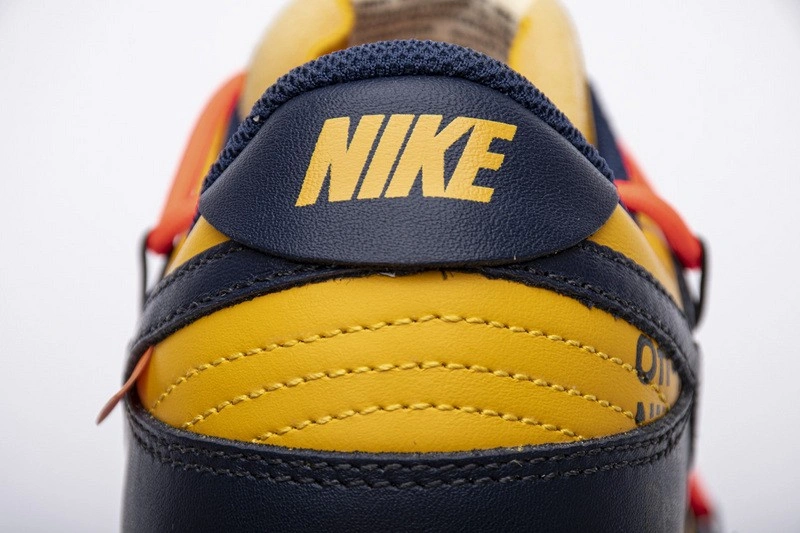 OWTx Nike Dunk SB Low White Michigan  CT0856-700
