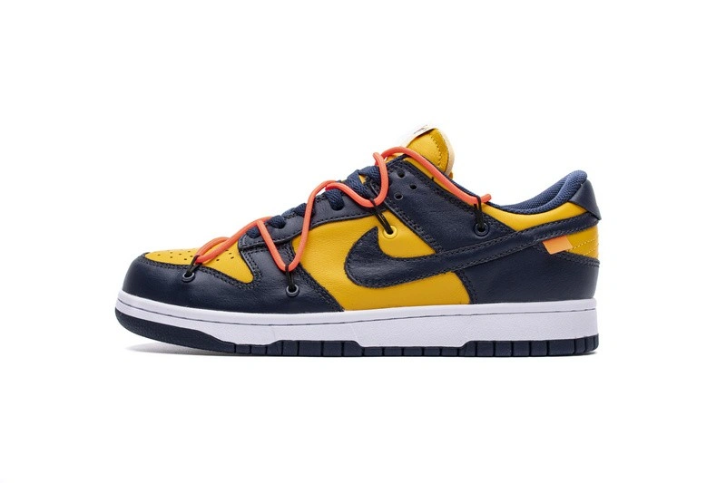 OWTx Nike Dunk SB Low White Michigan  CT0856-700