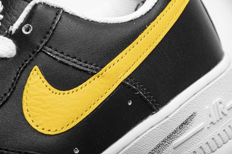 PEACEMINUSONE X Nike Air Force 1 Low Black Yellow AQ3692-001