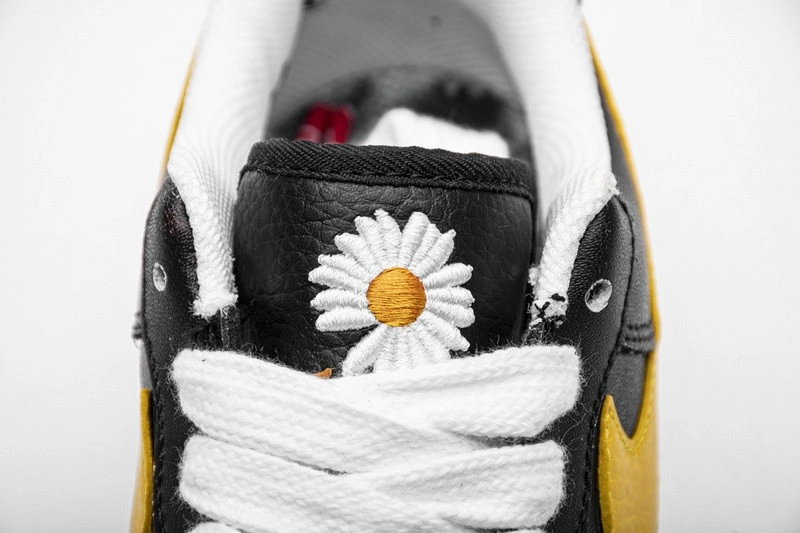 PEACEMINUSONE X Nike Air Force 1 Low Black Yellow AQ3692-001