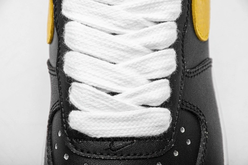 PEACEMINUSONE X Nike Air Force 1 Low Black Yellow AQ3692-001