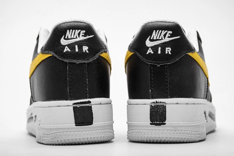 PEACEMINUSONE X Nike Air Force 1 Low Black Yellow AQ3692-001