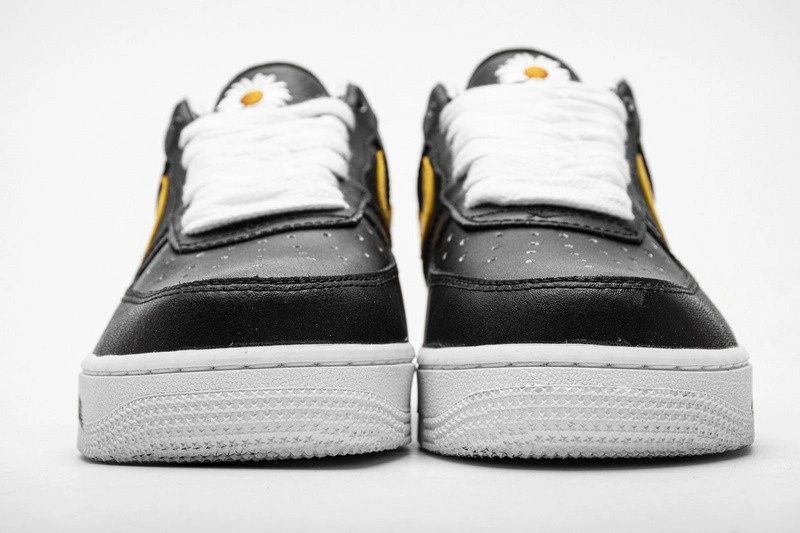 PEACEMINUSONE X Nike Air Force 1 Low Black Yellow AQ3692-001