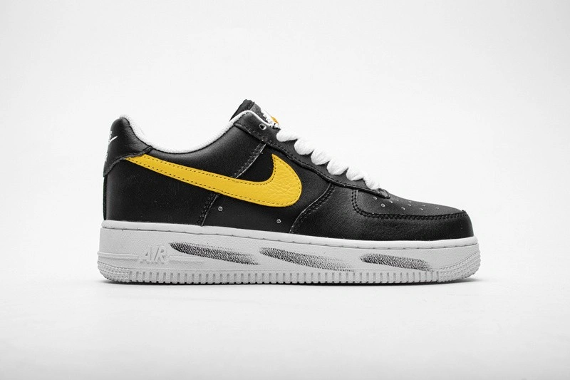 PEACEMINUSONE X Nike Air Force 1 Low Black Yellow AQ3692-001