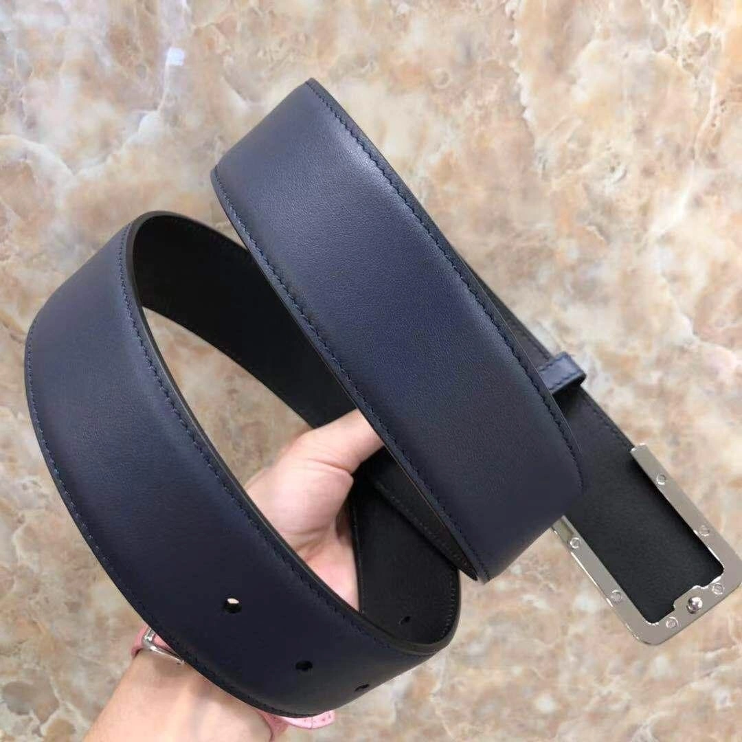 Prada Men's simple business model buckle belt F0216-1